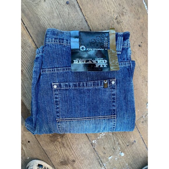 Vintage Y2K Southpole Baggy Skater Grunge Jeans VTG Mens Size 42 NWT Hip Hop - Picture 6 of 10